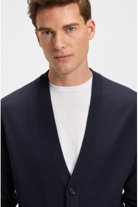Cárdigan BECKHAM X BOSS en 100% Cachemira