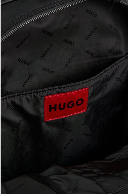 MORRAL DE SARGA CON CREMALLERA Y FUNDA ELEGANTE HOMBRE
