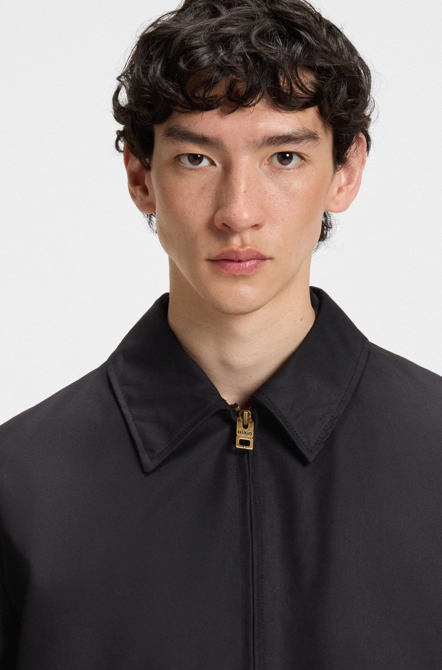 CHAQUETA REGULAR FIT DE ALGODÓN ENCERADO CHAMARRA REGULAR FIT HOMBRE