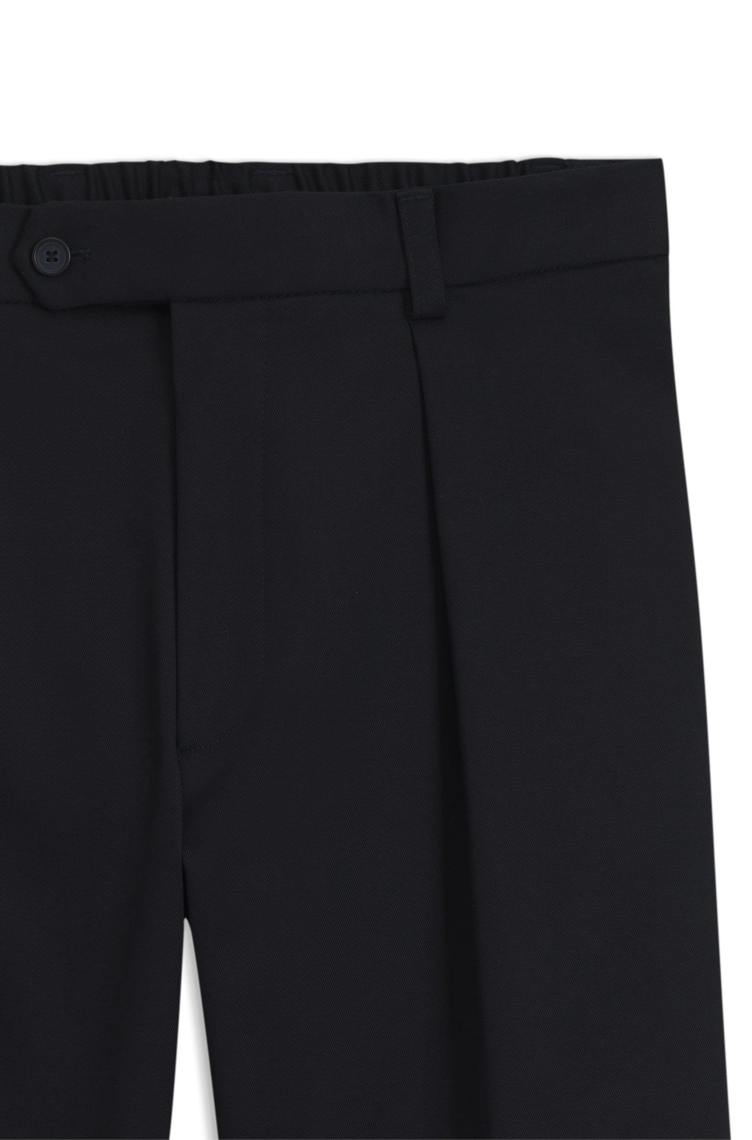 PANTALONES BECKHAM X BOSS EN ALGODÓN ELÁSTICO PANTALONES FORMALES SLIM FIT HOMBRE
