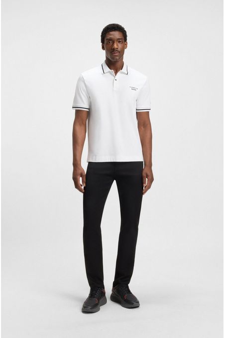 POLO PORSCHE X BOSS EN ALGODÓN CON CONTROL DE LA HUMEDAD POLO REGULAR FIT HOMBRE