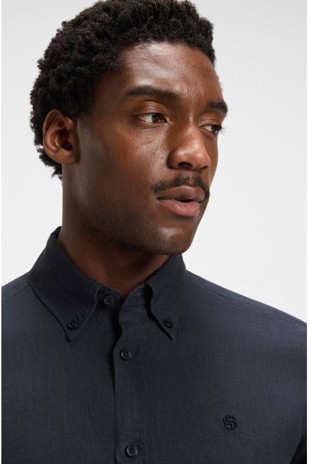 CAMISA SLIM FIT DE LINO CAMISA SLIM FIT HOMBRE