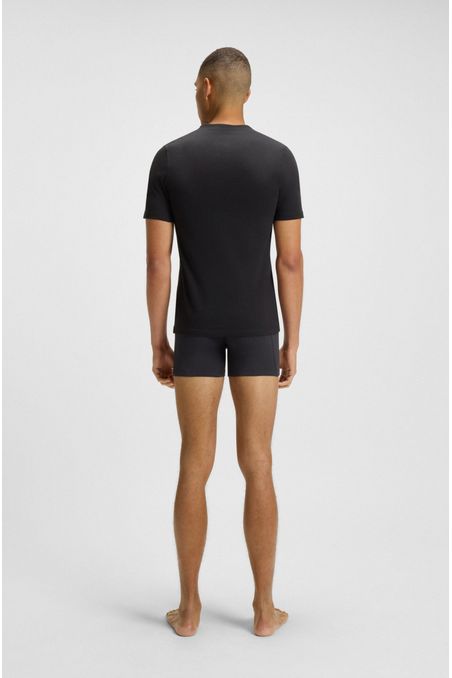 PAQUETE DE TRES CAMISETAS INTERIORES DE ALGODÓN PLAYERA INTERIOR REGULAR FIT HOMBRE