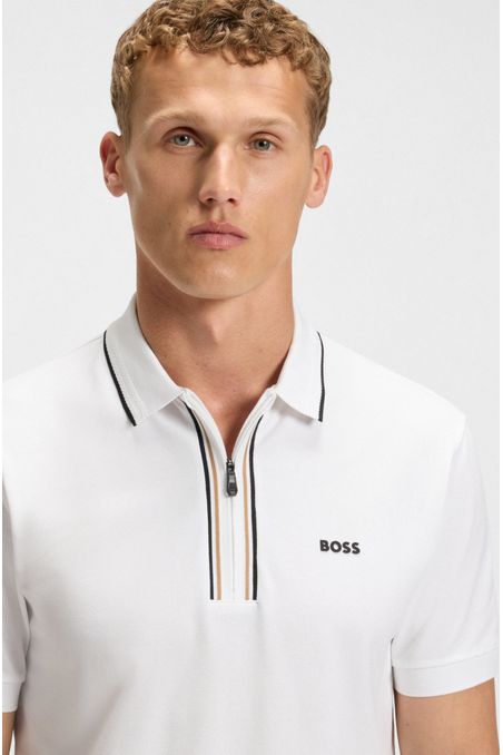 POLO SLIM FIT EN ALGODÓN ELÁSTICO DE SECADO RÁPIDO POLO SLIM FIT HOMBRE