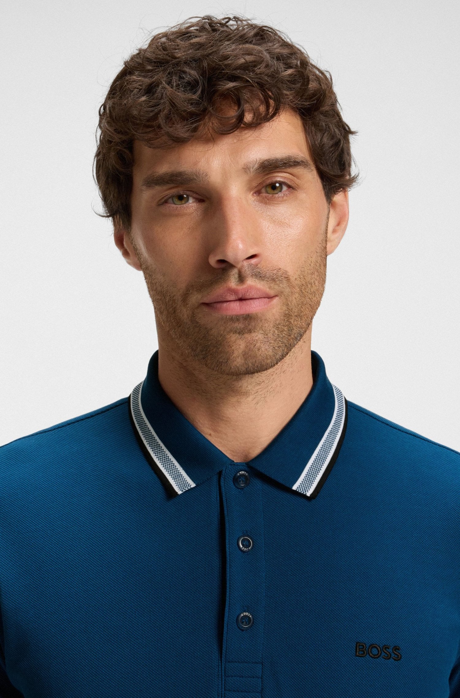 POLO PADDY DE PIQUÉ DE ALGODÓN POLO REGULAR FIT HOMBRE
