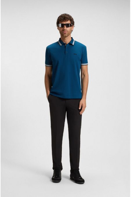 POLO PADDY DE PIQUÉ DE ALGODÓN POLO REGULAR FIT HOMBRE