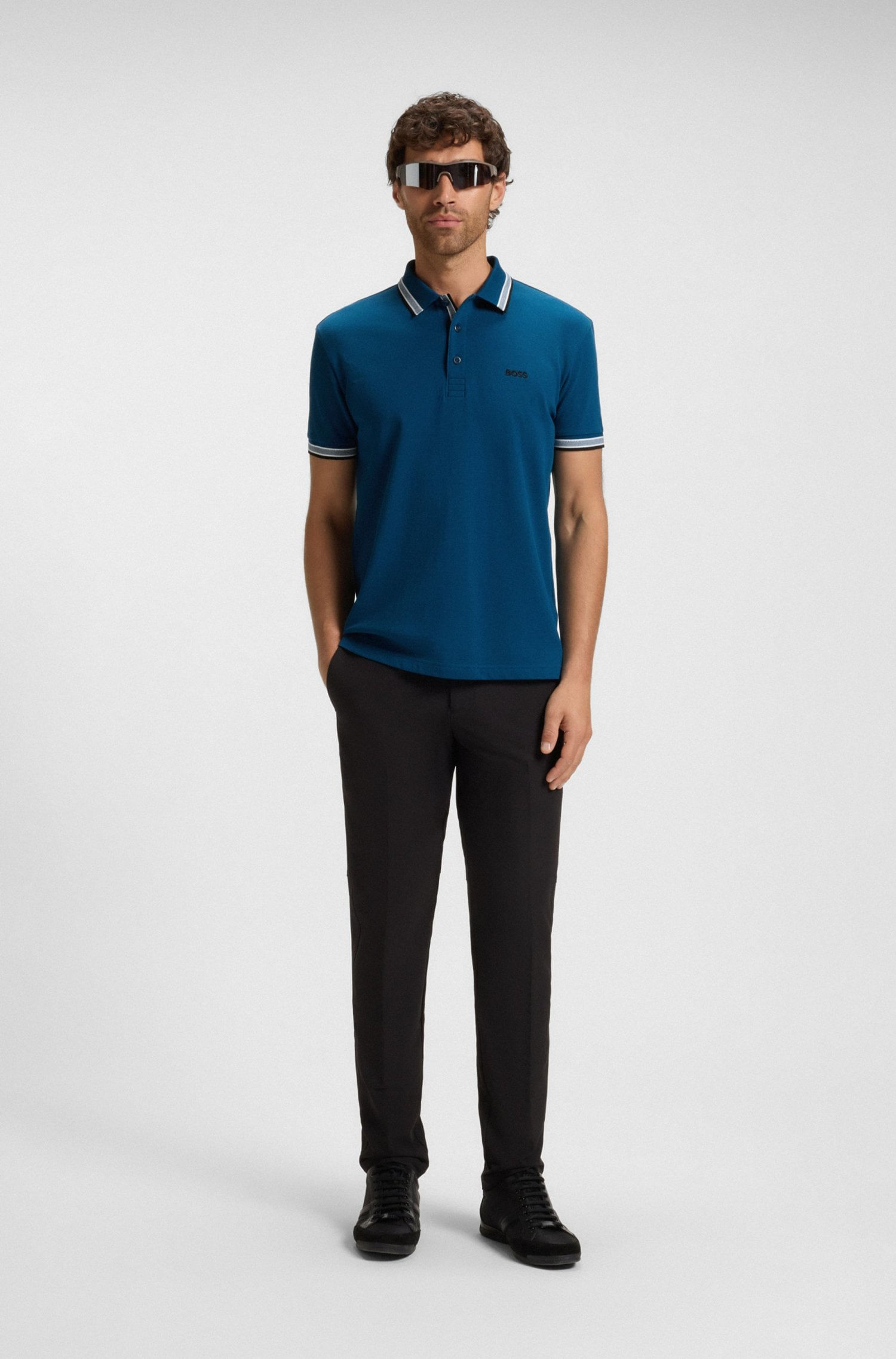 POLO PADDY DE PIQUÉ DE ALGODÓN POLO REGULAR FIT HOMBRE