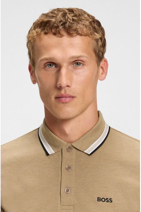 POLO PADDY DE PIQUÉ DE ALGODÓN POLO REGULAR FIT HOMBRE