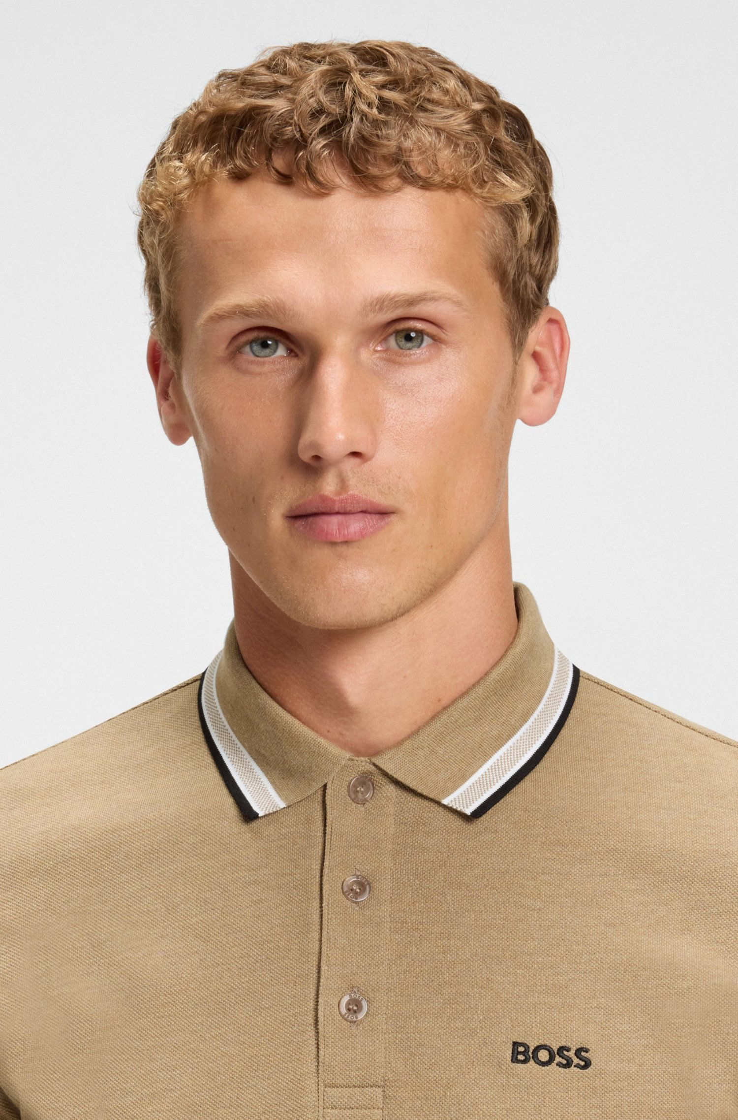 POLO PADDY DE PIQUÉ DE ALGODÓN POLO REGULAR FIT HOMBRE