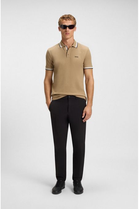 POLO PADDY DE PIQUÉ DE ALGODÓN POLO REGULAR FIT HOMBRE