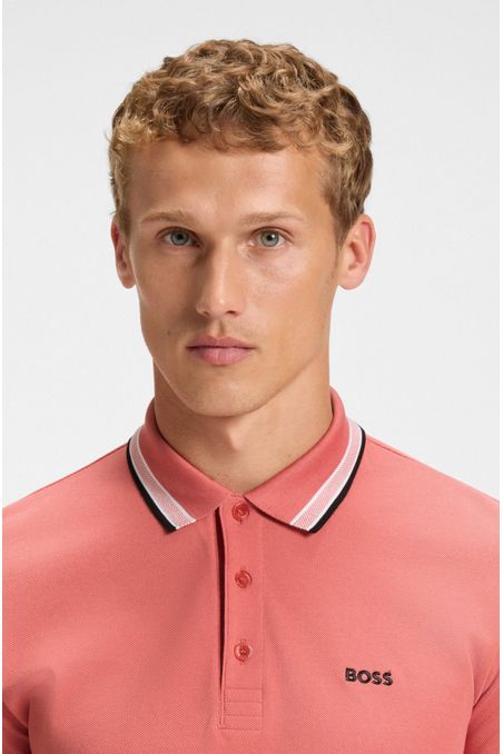 POLO PADDY DE PIQUÉ DE ALGODÓN POLO REGULAR FIT HOMBRE