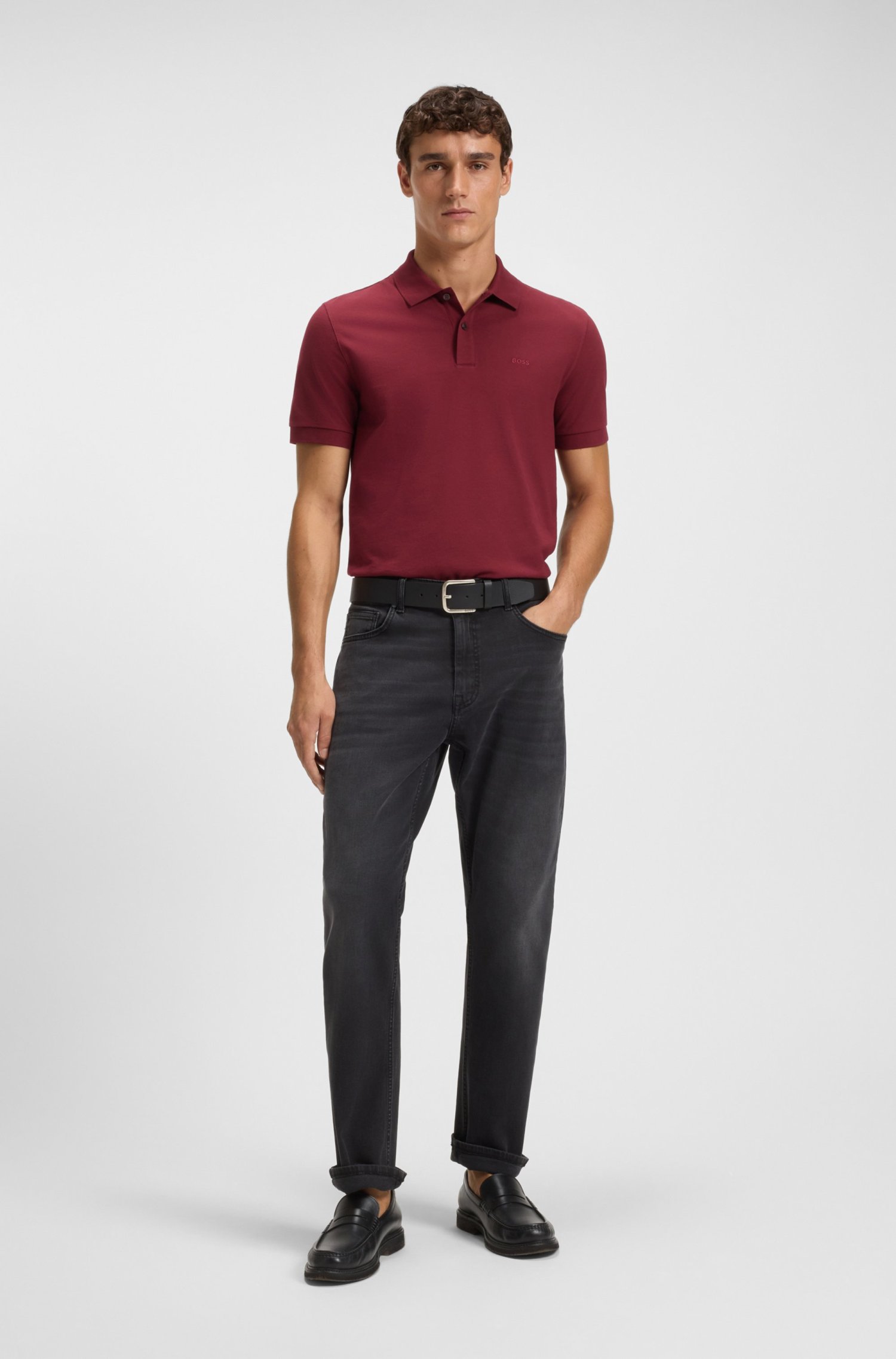 POLO PALLAS DE PIQUÉ DE ALGODÓN CON DETALLE DE LOGOTIPO POLO REGULAR FIT HOMBRE